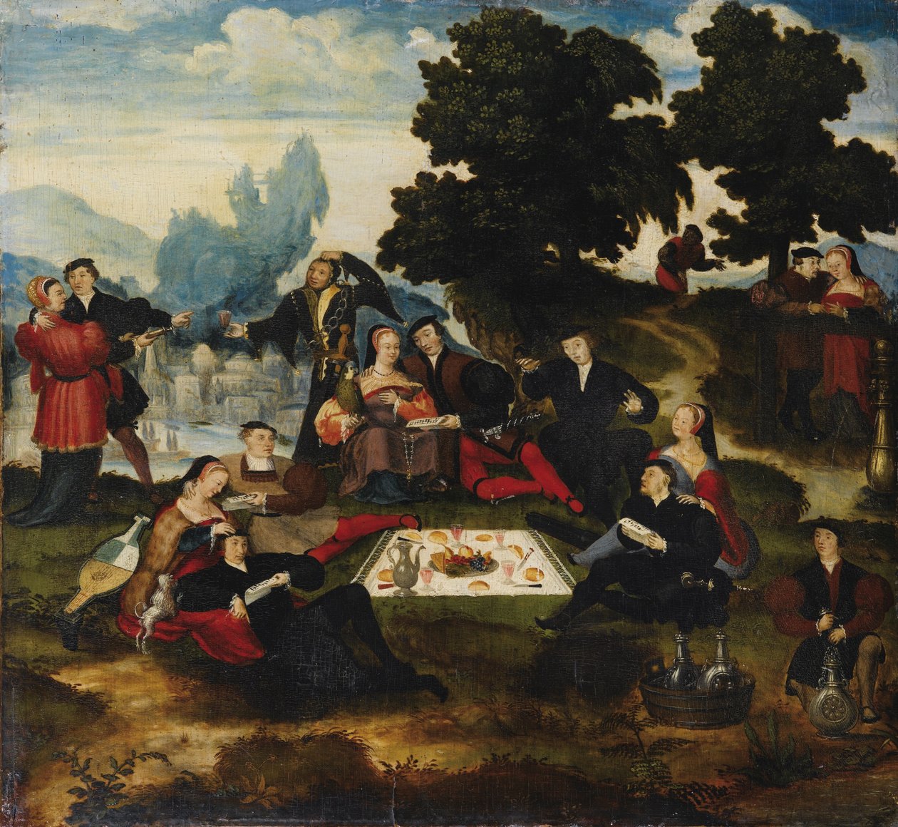 The Luncheon on the Grass, ca. 1535-1540 by Master of Brunswick,