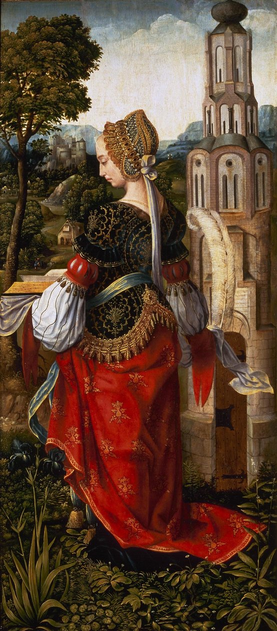 St Barbara by Master of Frankfurt