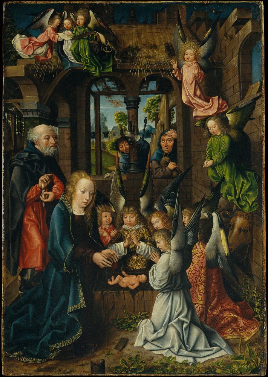 The Adoration of the Christ Child, c.1500 by Master of Frankfurt