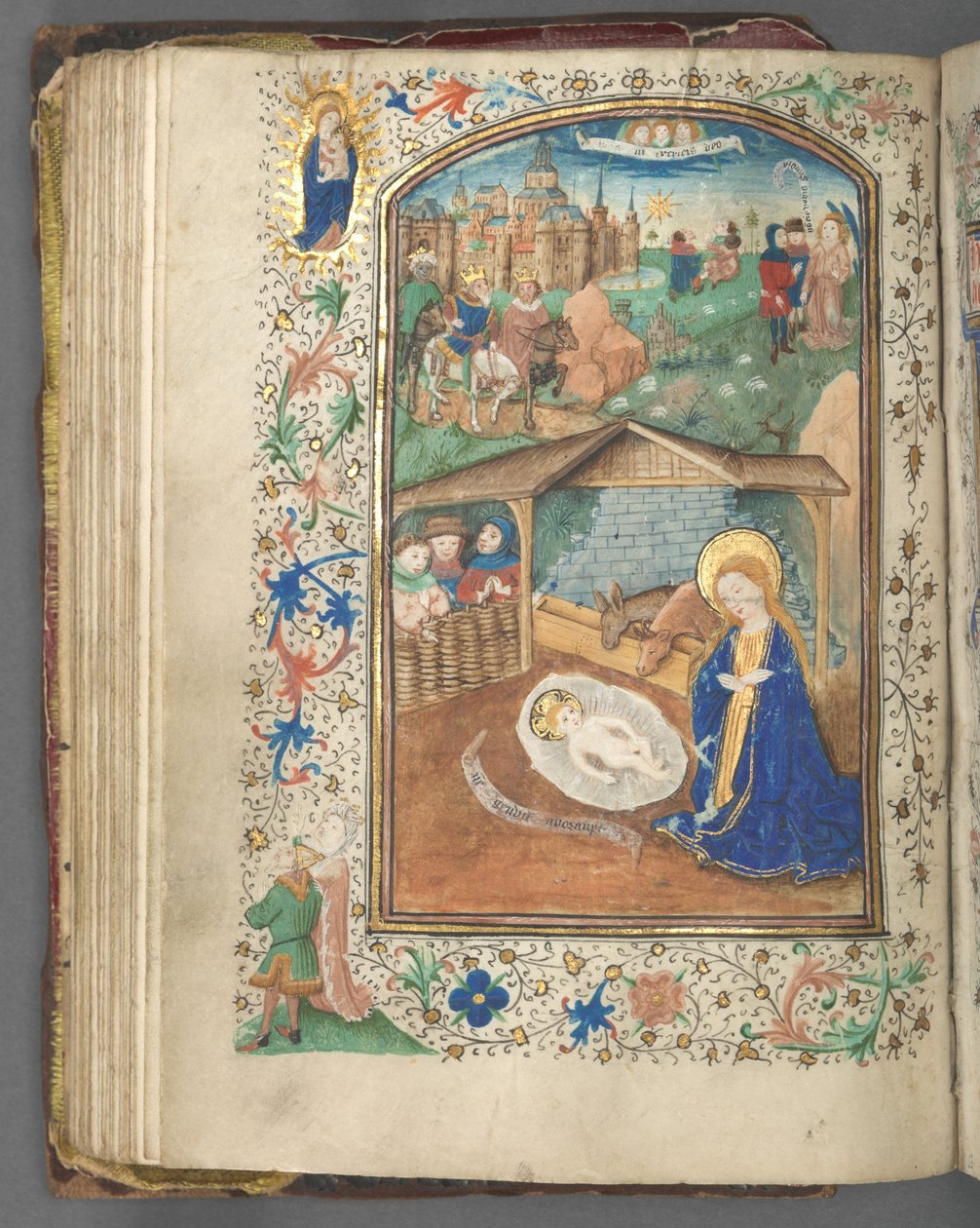 Book of Hours (Use of Utrecht): fol. 62v, The Nativity by Master of Gijsbrecht van Brederode