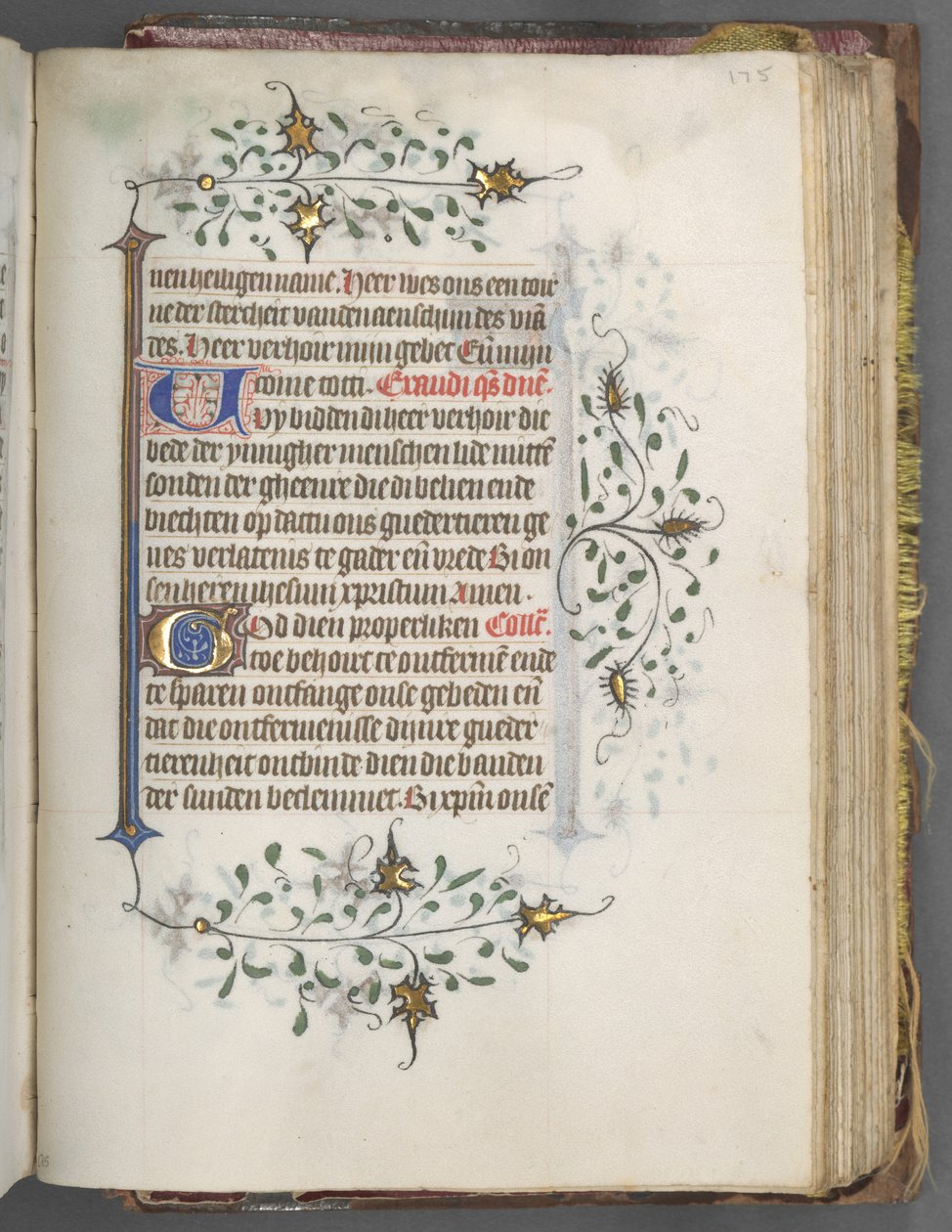 Book of Hours Use of Utrecht: fol. 175r, Text by Master of Gijsbrecht van Brederode