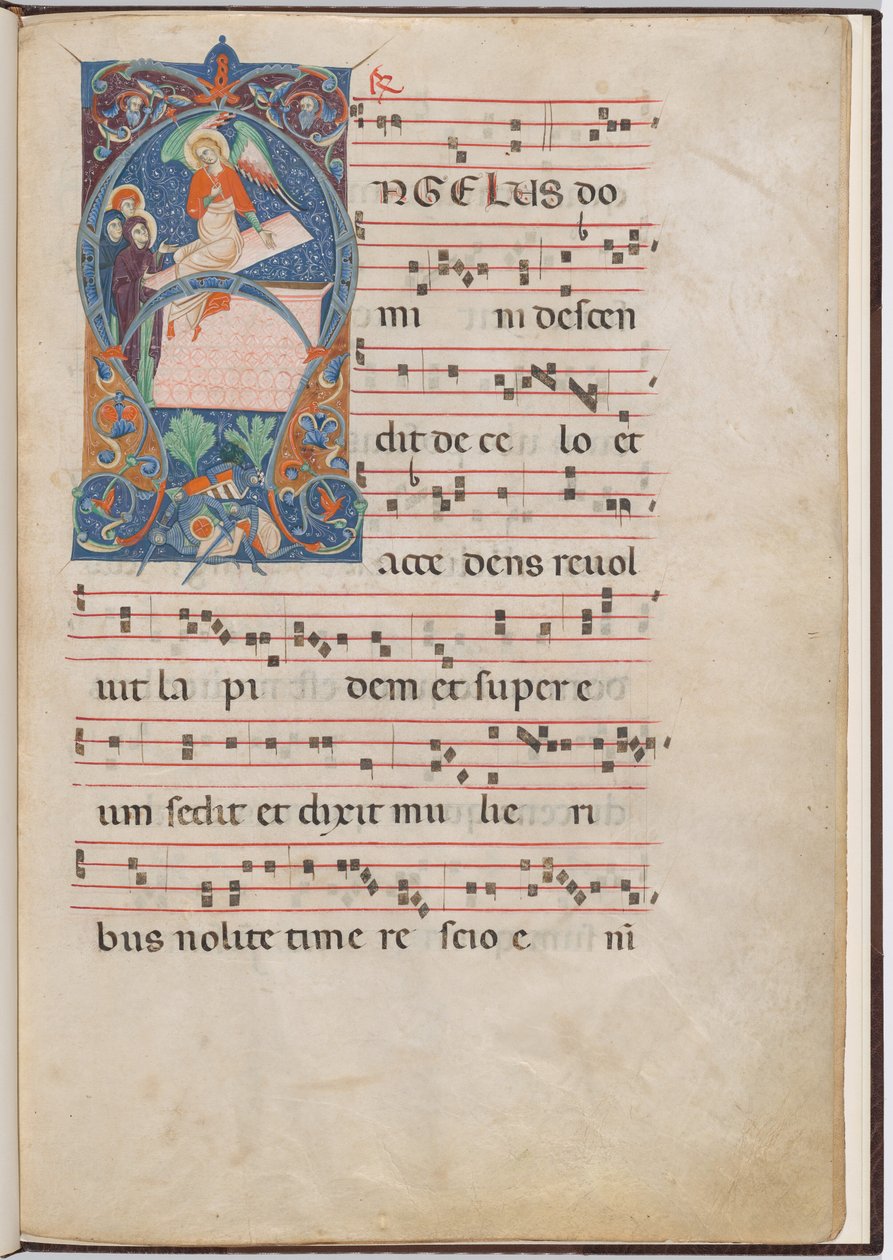 The Three Maries at the Tomb with the Angel of the Resurrection by Master of Imola