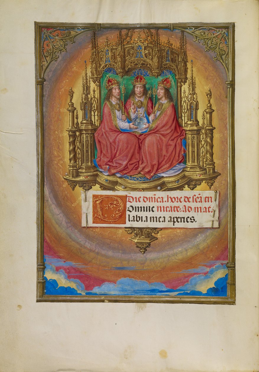 The Holy Trinity Enthroned by Master of James IV of Scotland