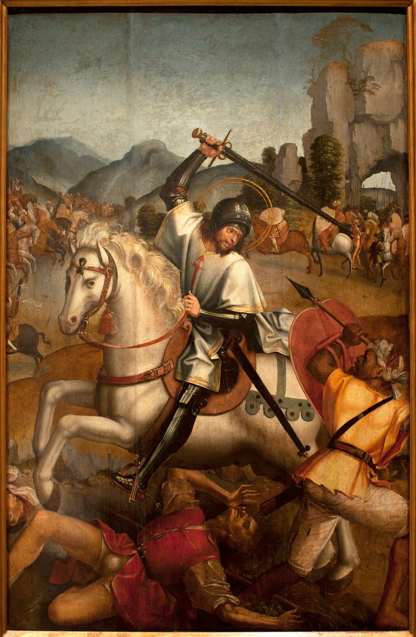 Saint James Fighting the Moors by Master of Lourinha