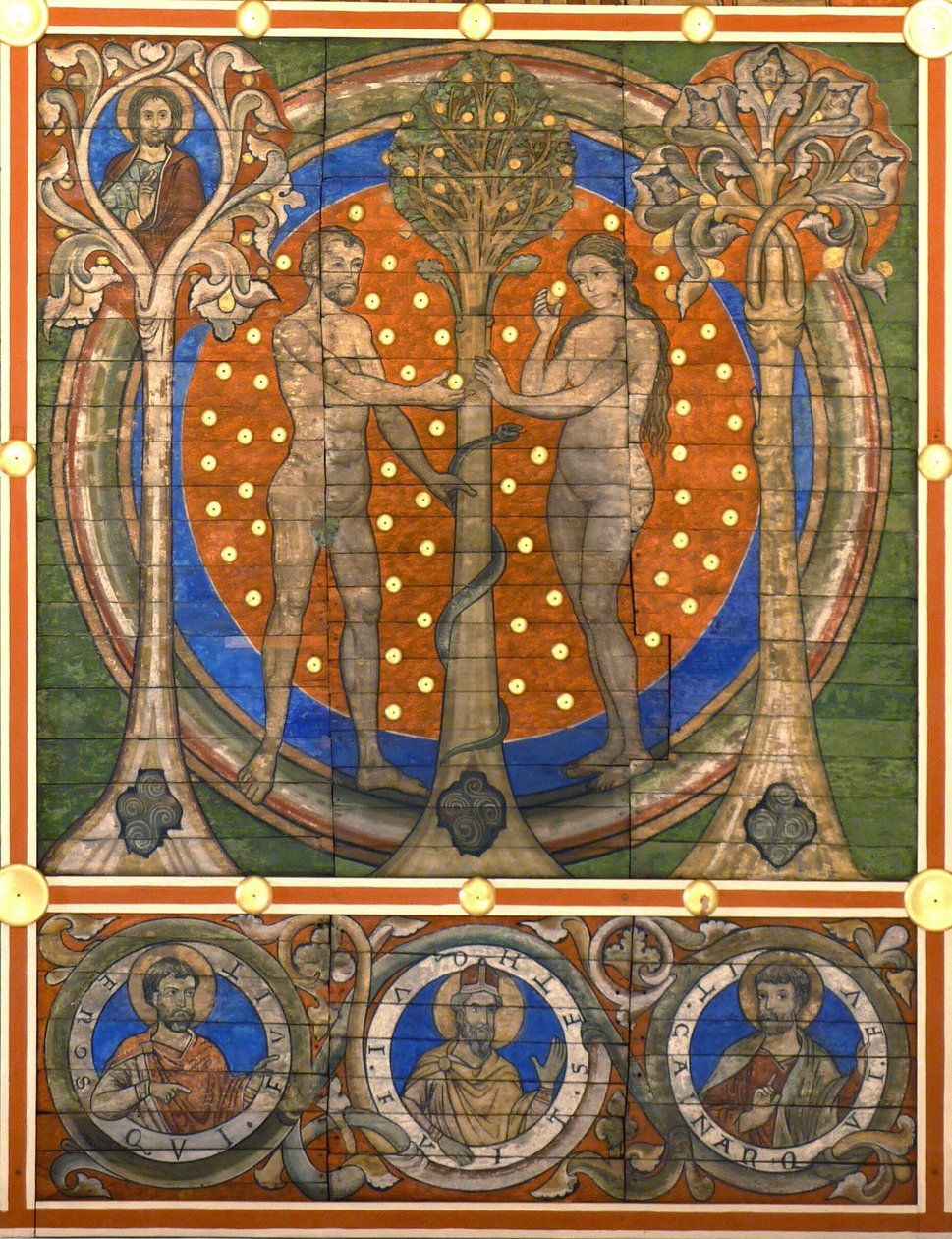 Adam and Eve (detail) by Master of Lower Saxony