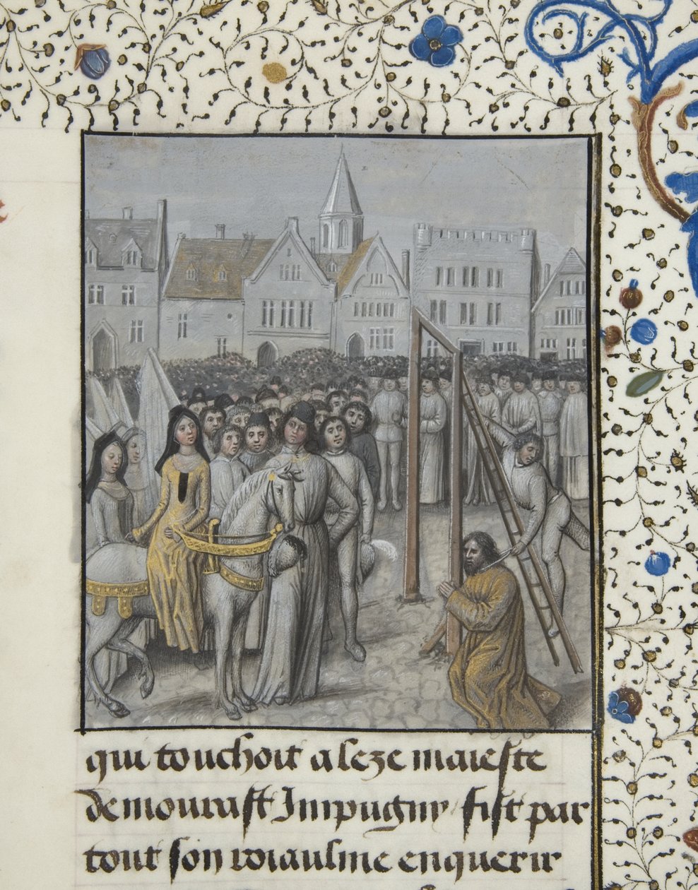 The Execution of Guillaume Hugonet by Master of Mary of Burgundy