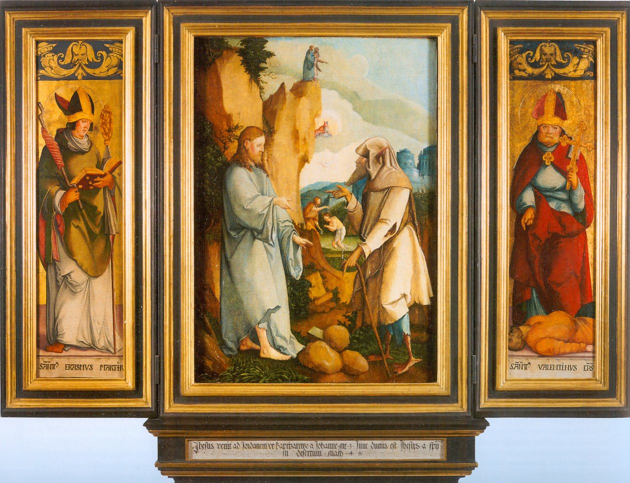 The St. Gallen Temptation Altarpiece by Master of Messkirch