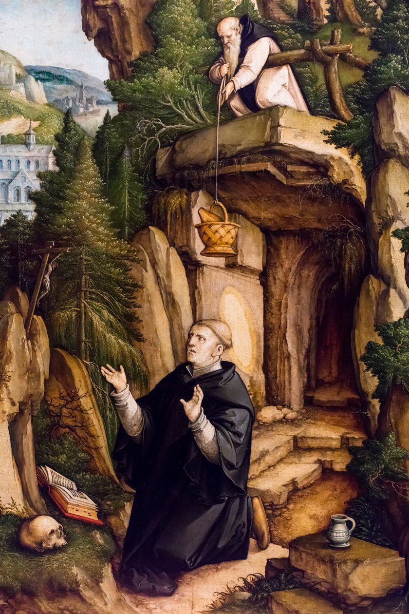 Saint Benedict as a Praying Hermit by Master of Messkirch