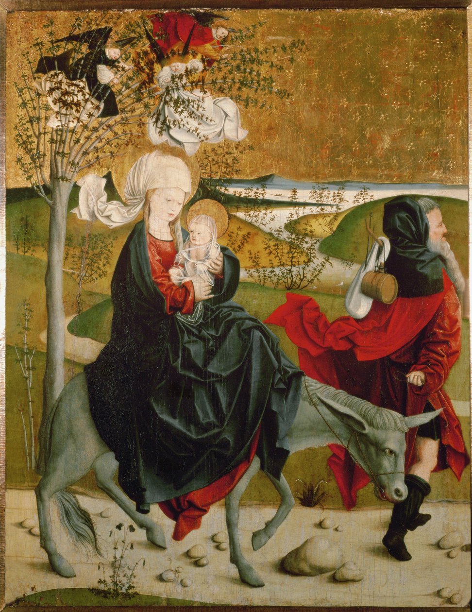 The Flight to Egypt by Master of Mondsee