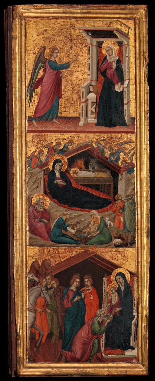 Saints and Scenes from the Life of the Virgin, ca. 1320 by Master of Monte Oliveto