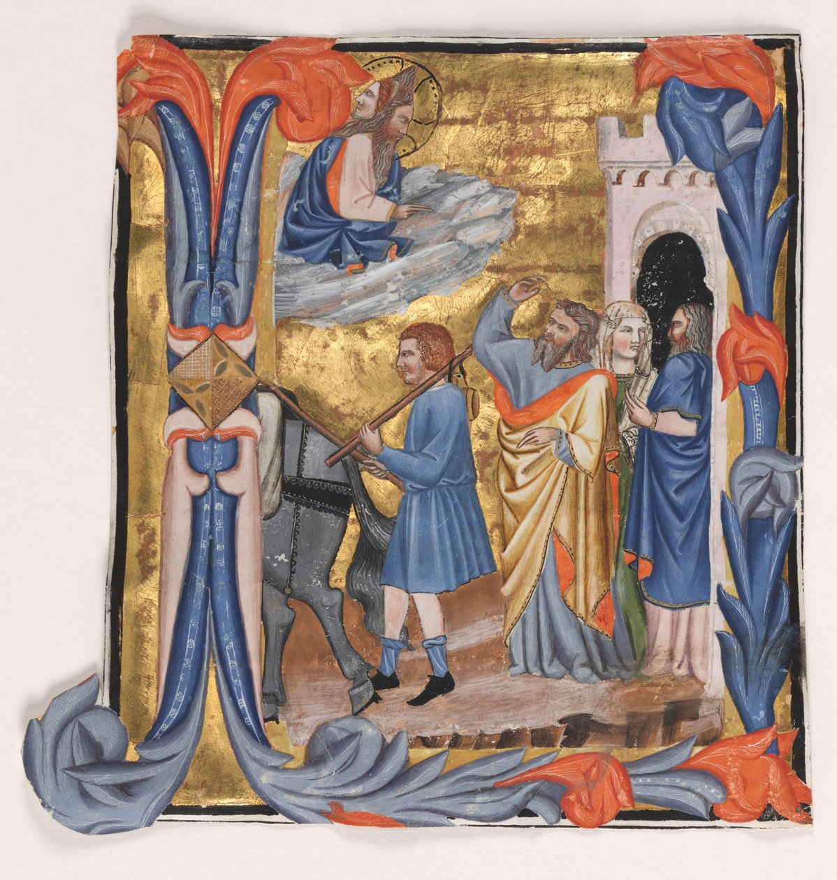 Initial I with Departure of Tobias by "Master of Noah