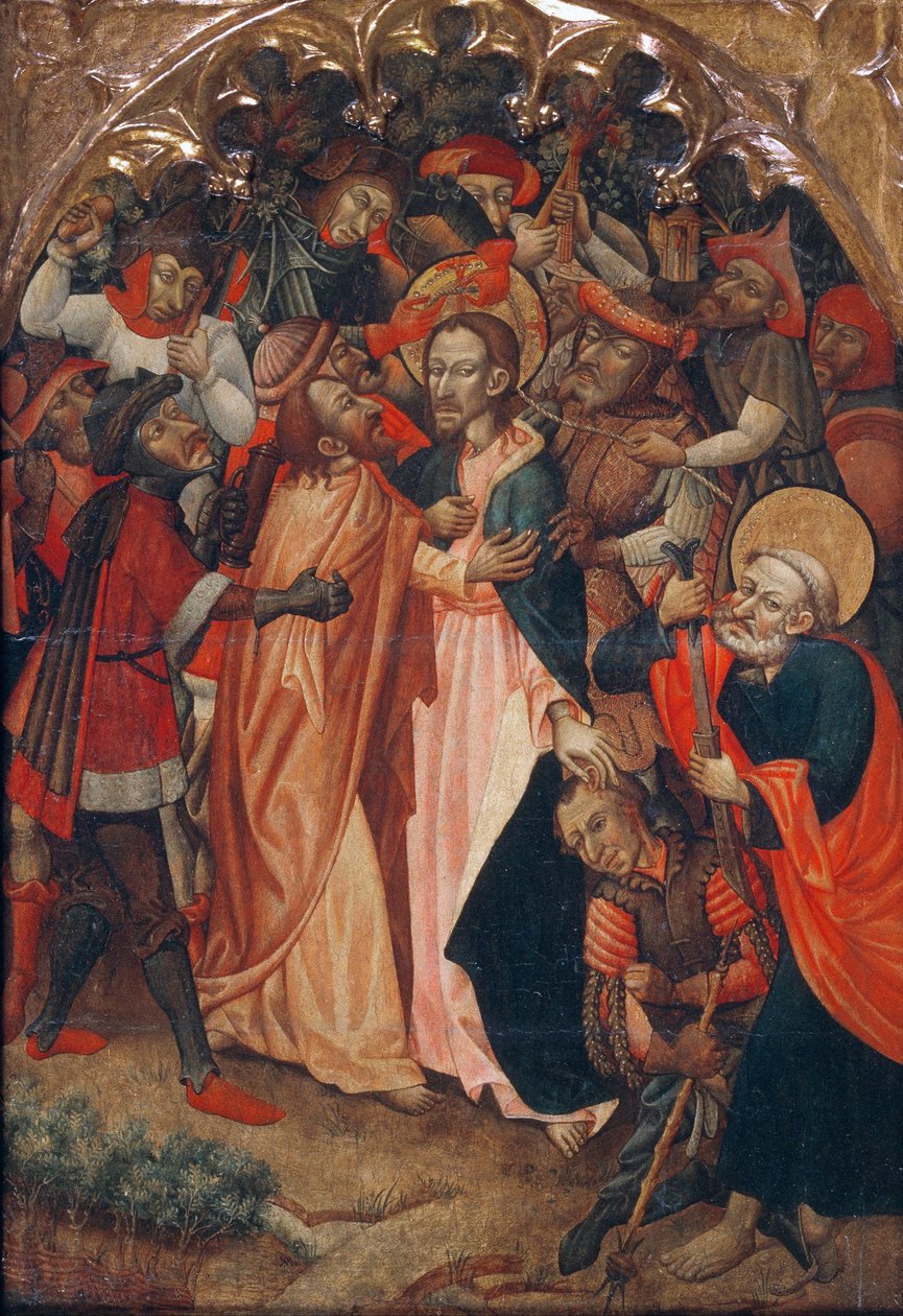 The Kiss of Judas by Master of Retascón