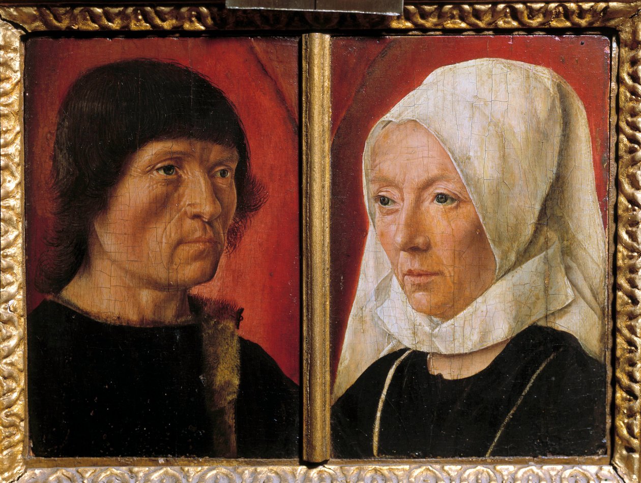 Portrait of a Man and His Wife by Master of Saint Giles