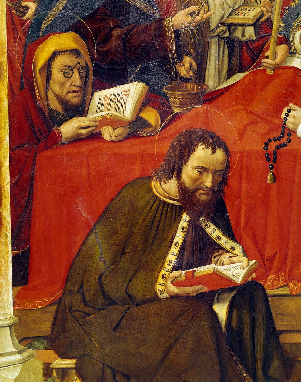 The Death of the Virgin (Detail) by Master of Santa Maria del Campo