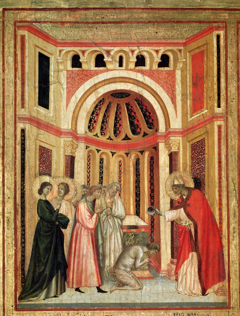 St Cecilia and Story of Her Life (detail) by Master of St. Cecilia