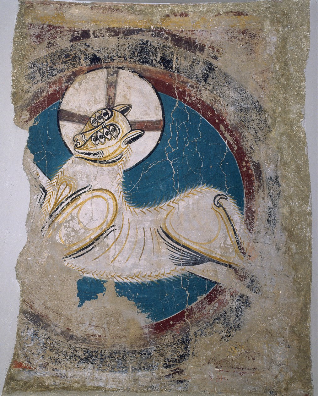 Apocalyptic Lamb from Sant Climent de Taüll by Master of Tahull