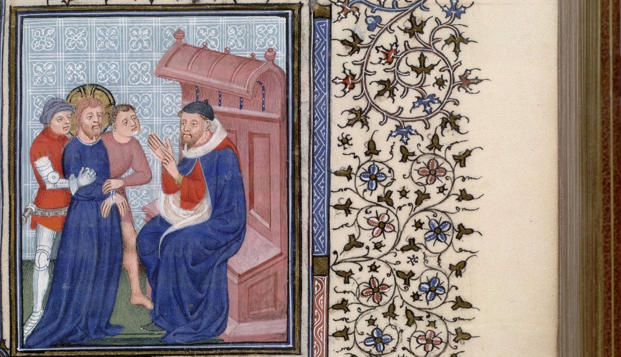 Christ before Pilate Book of Hours by Master of Troyes