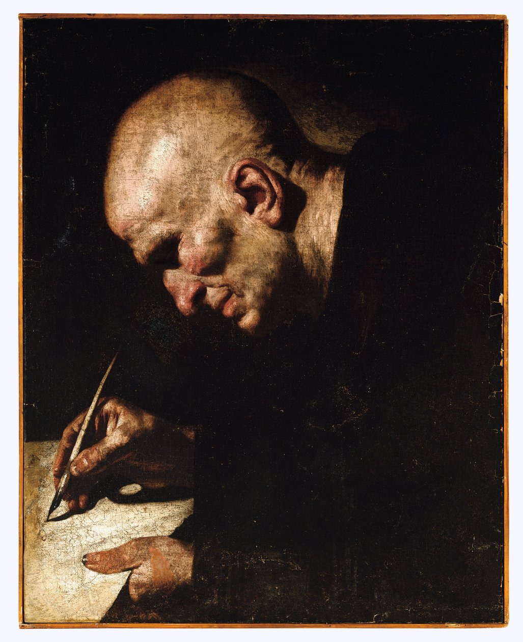 A Monk Scribe by Master of the Annunciation to the Shepherds