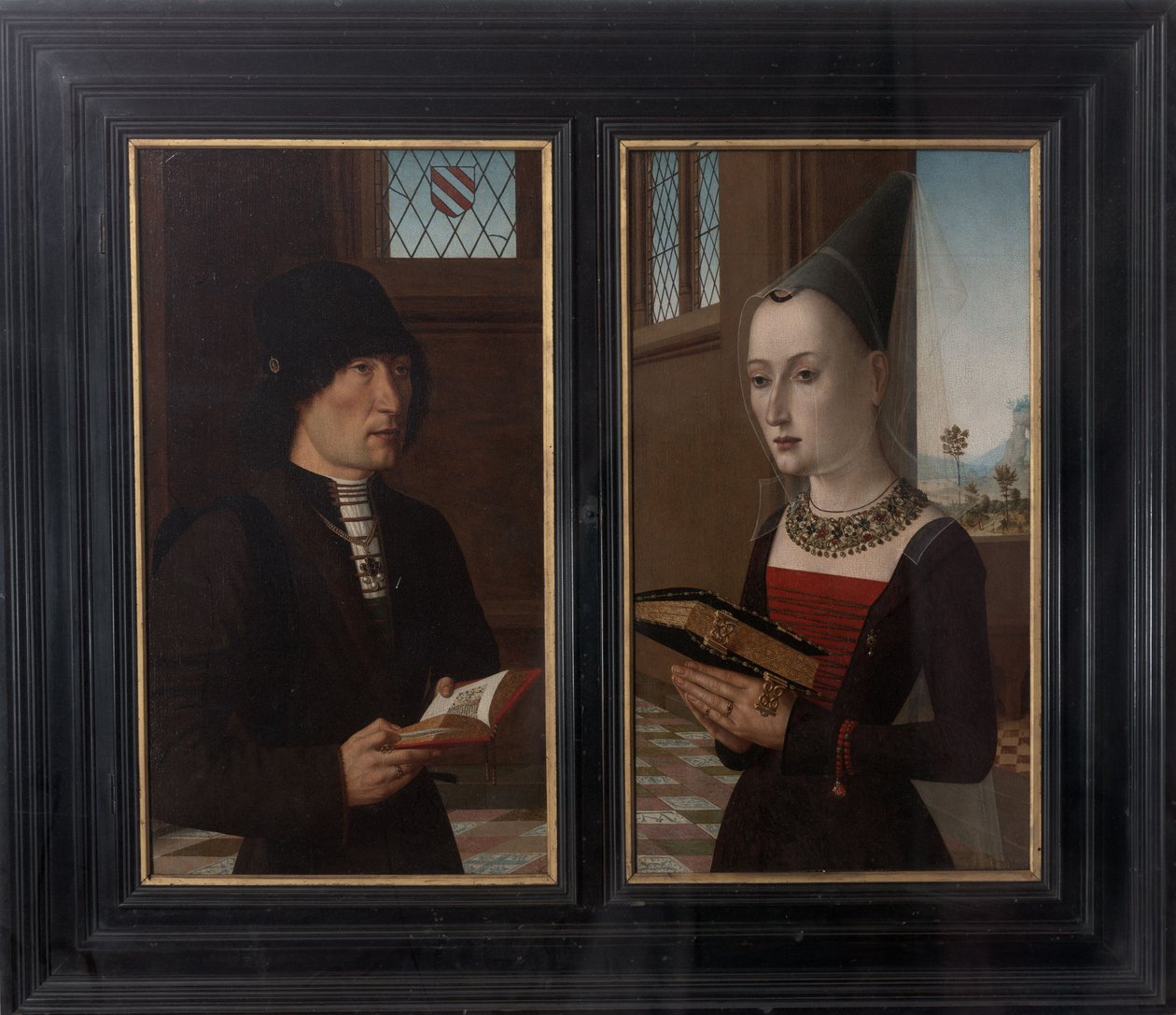Portraits of the banker Pierantonio Baroncelli and his wife Maria Bonciani by Master of the Baroncelli Portraits