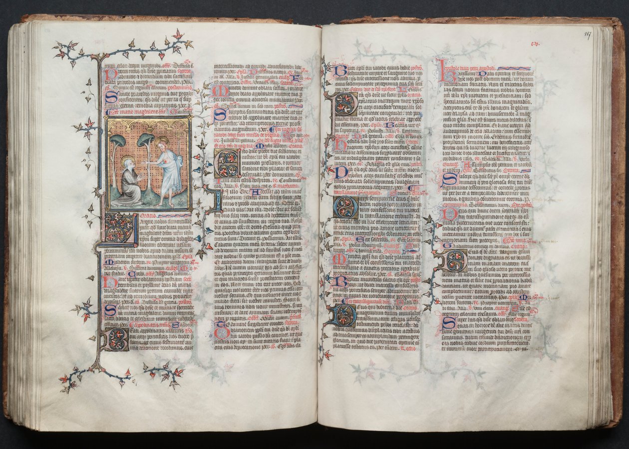 The Gotha Missal: Fol. 117r, Text by Master of the Boqueteaux