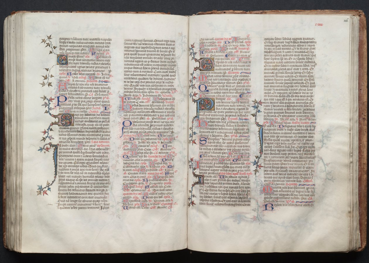 The Gotha Missal: Fol. 125v, Text by Master of the Boqueteaux