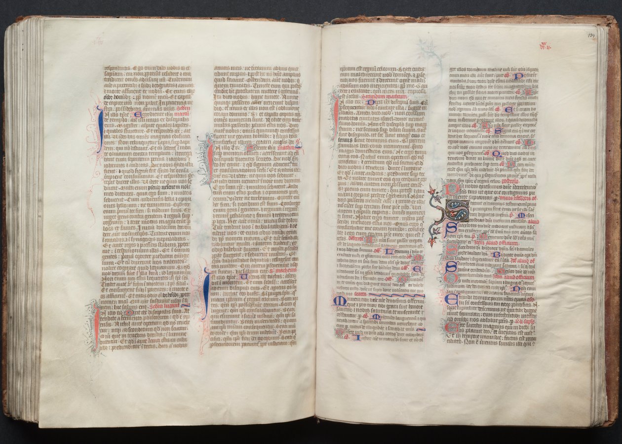 The Gotha Missal: Fol. 133v, Text by Master of the Boqueteaux