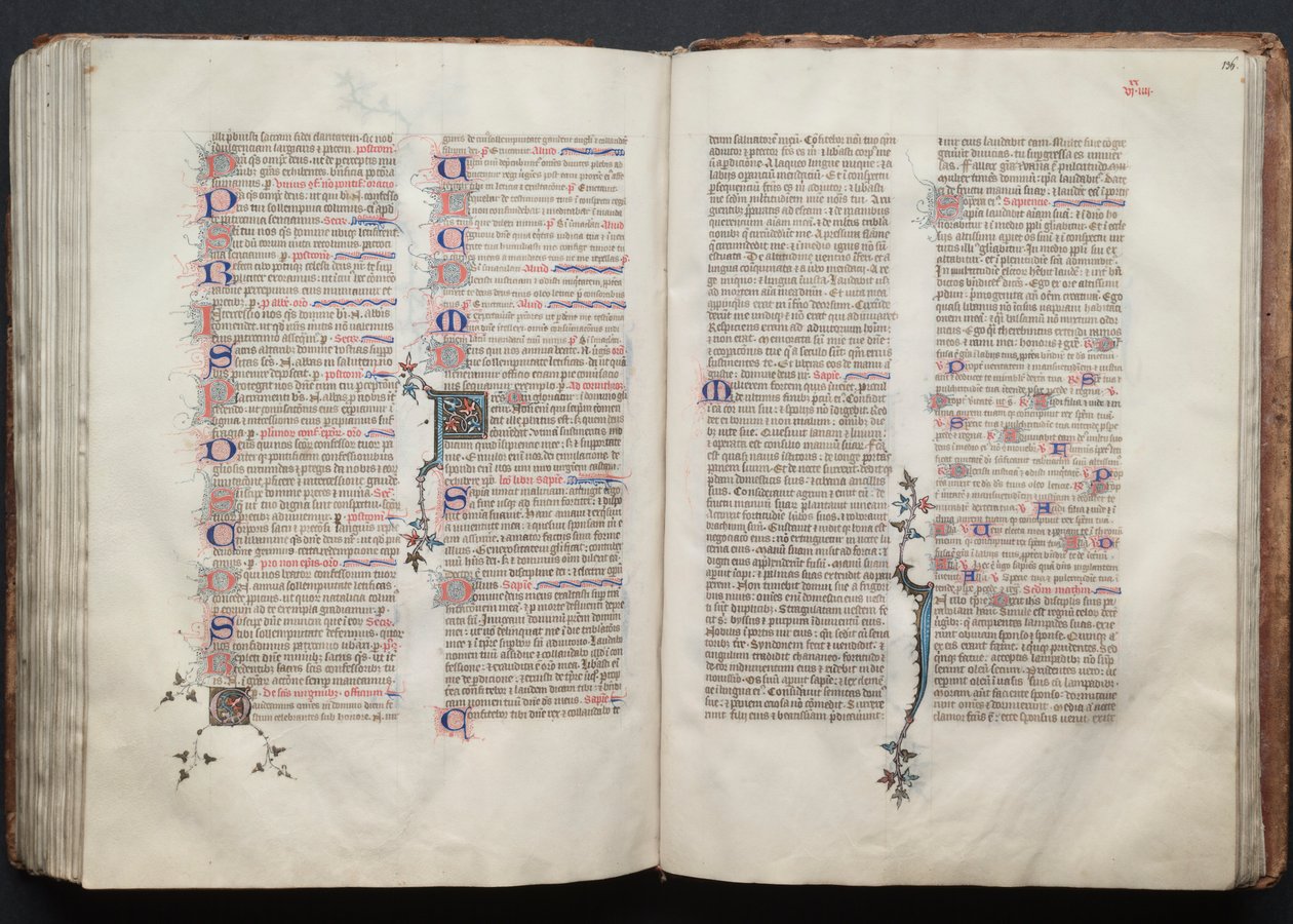 The Gotha Missal: Fol. 135v, Text by Master of the Boqueteaux