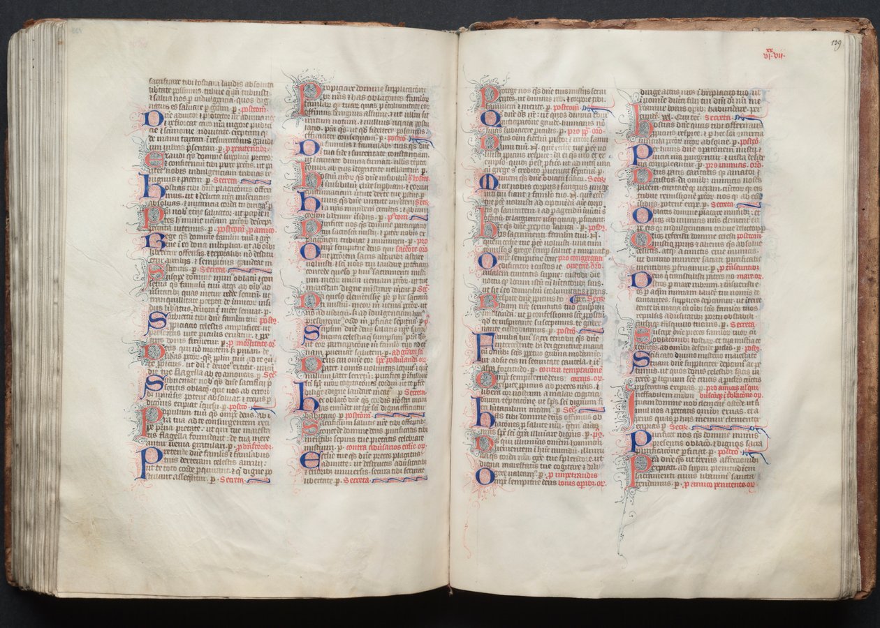 The Gotha Missal: Fol. 139r, Text by Master of the Boqueteaux