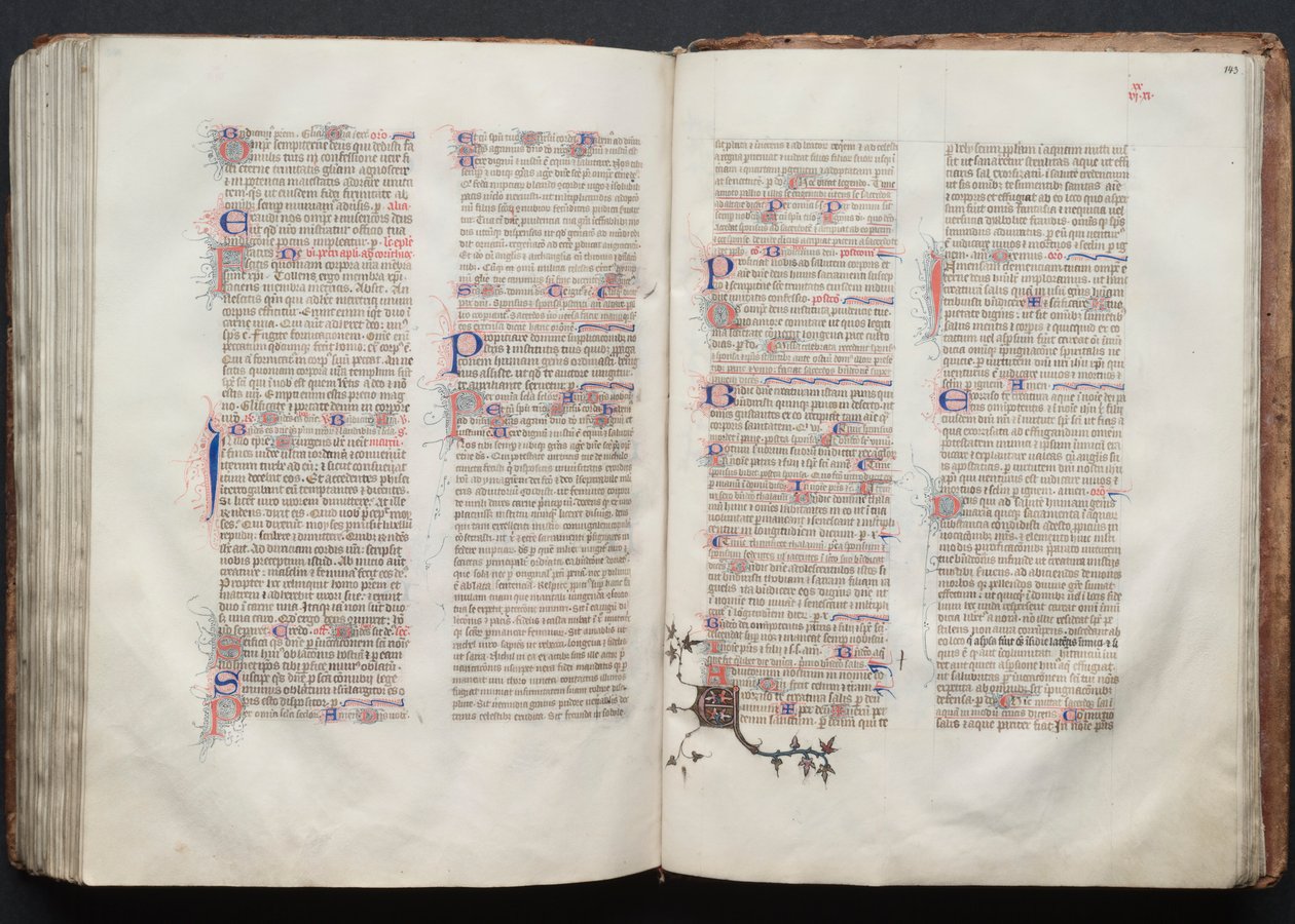 The Gotha Missal: Fol. 142v, Text by Master of the Boqueteaux