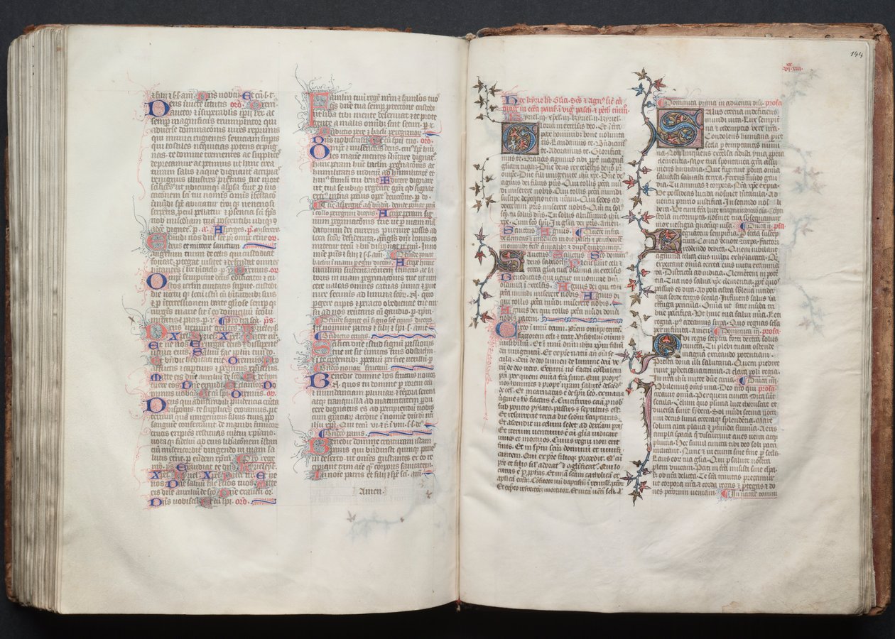 The Gotha Missal: Fol. 144r, Text by Master of the Boqueteaux