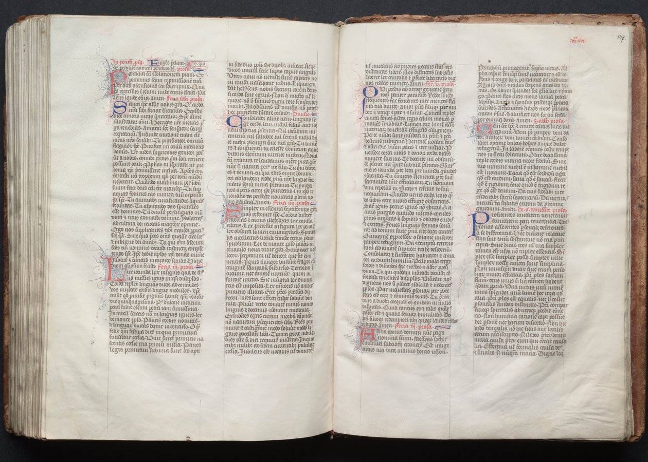 The Gotha Missal: Fol. 147r, Text by Master of the Boqueteaux