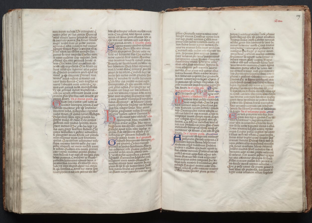 The Gotha Missal: Fol. 148v, Text by Master of the Boqueteaux
