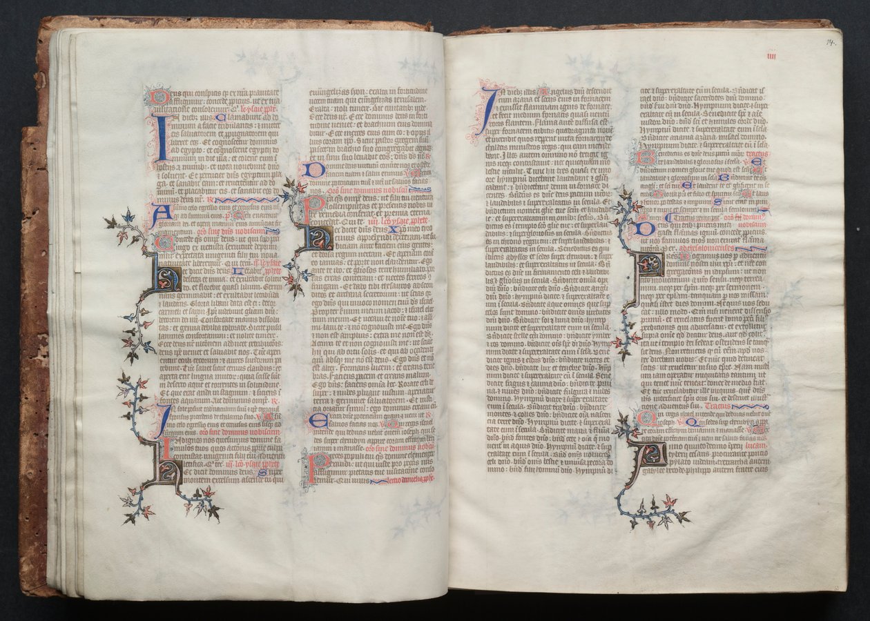 The Gotha Missal: Fol. 14r, Text by Master of the Boqueteaux