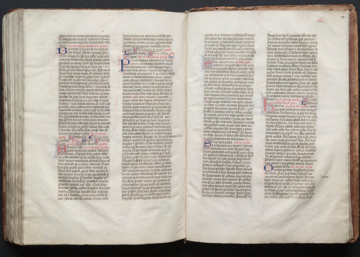 The Gotha Missal: Fol. 152v, Text by Master of the Boqueteaux