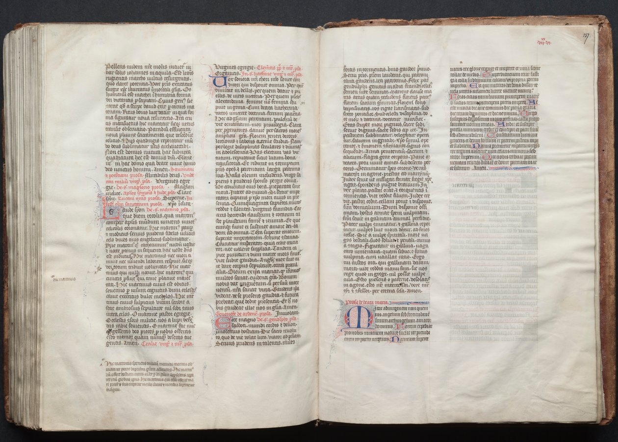 The Gotha Missal: Fol. 156v, Text by Master of the Boqueteaux
