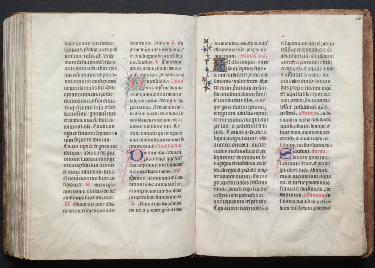 The Gotha Missal: Fol. 159v, Text by Master of the Boqueteaux