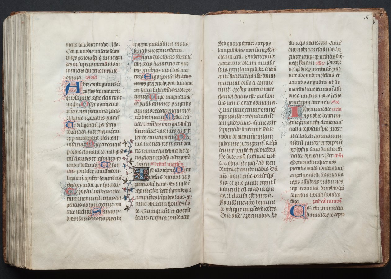 The Gotha Missal: Fol. 162r, Text by Master of the Boqueteaux