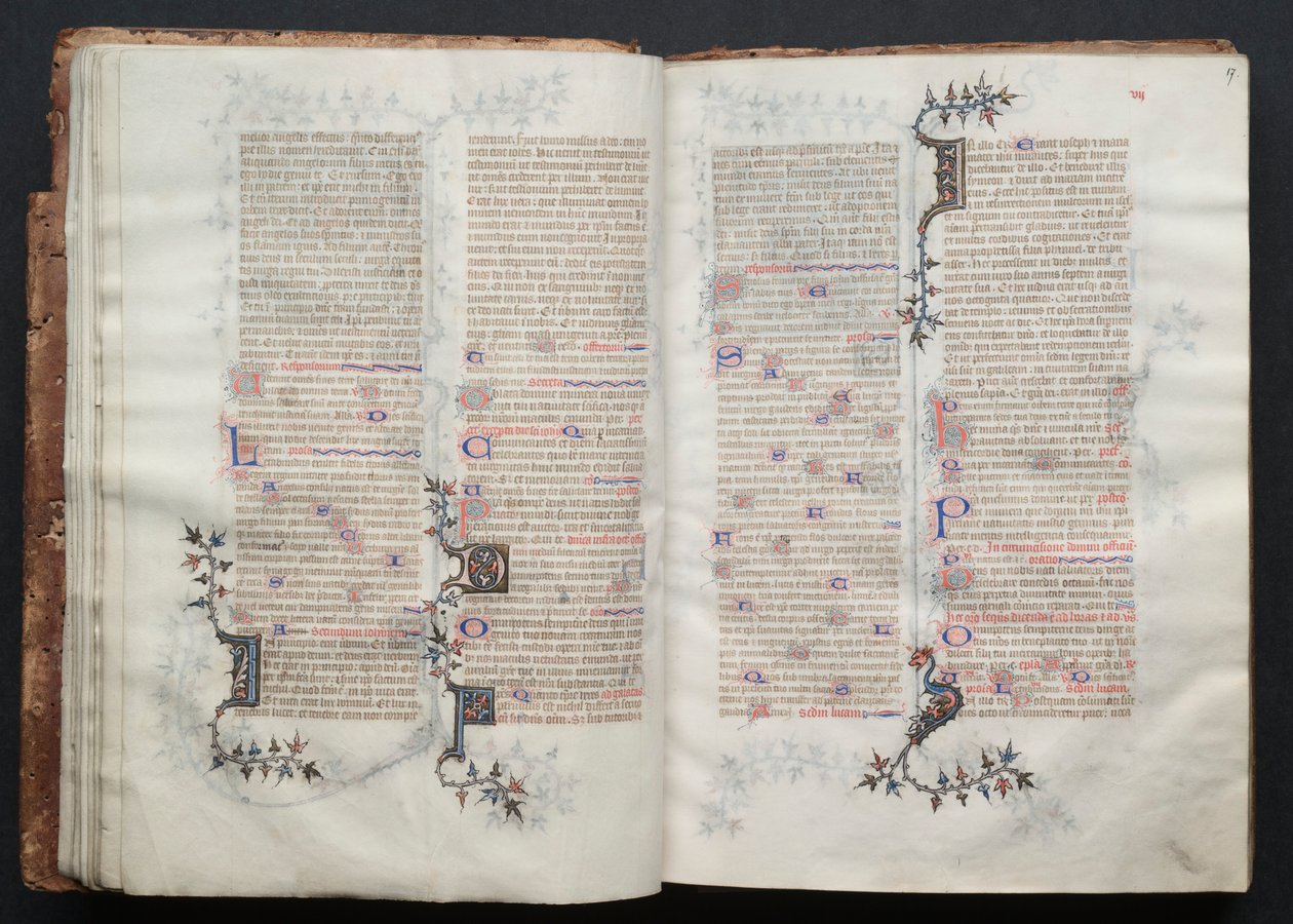 The Gotha Missal: Fol. 17r, Text by Master of the Boqueteaux