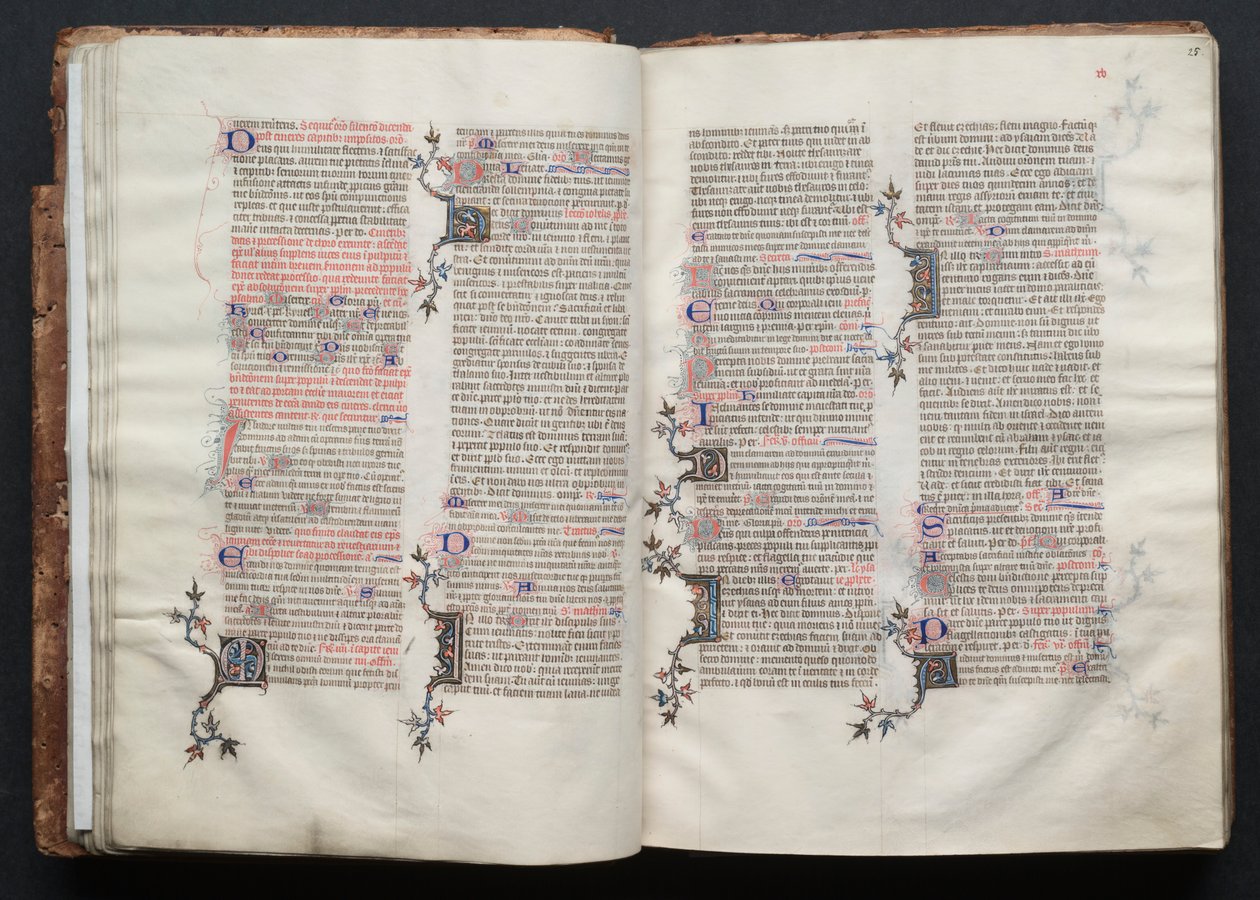 The Gotha Missal: Fol. 25r, Text by Master of the Boqueteaux