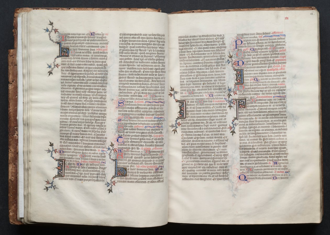 The Gotha Missal: Fol. 26r, Text by Master of the Boqueteaux