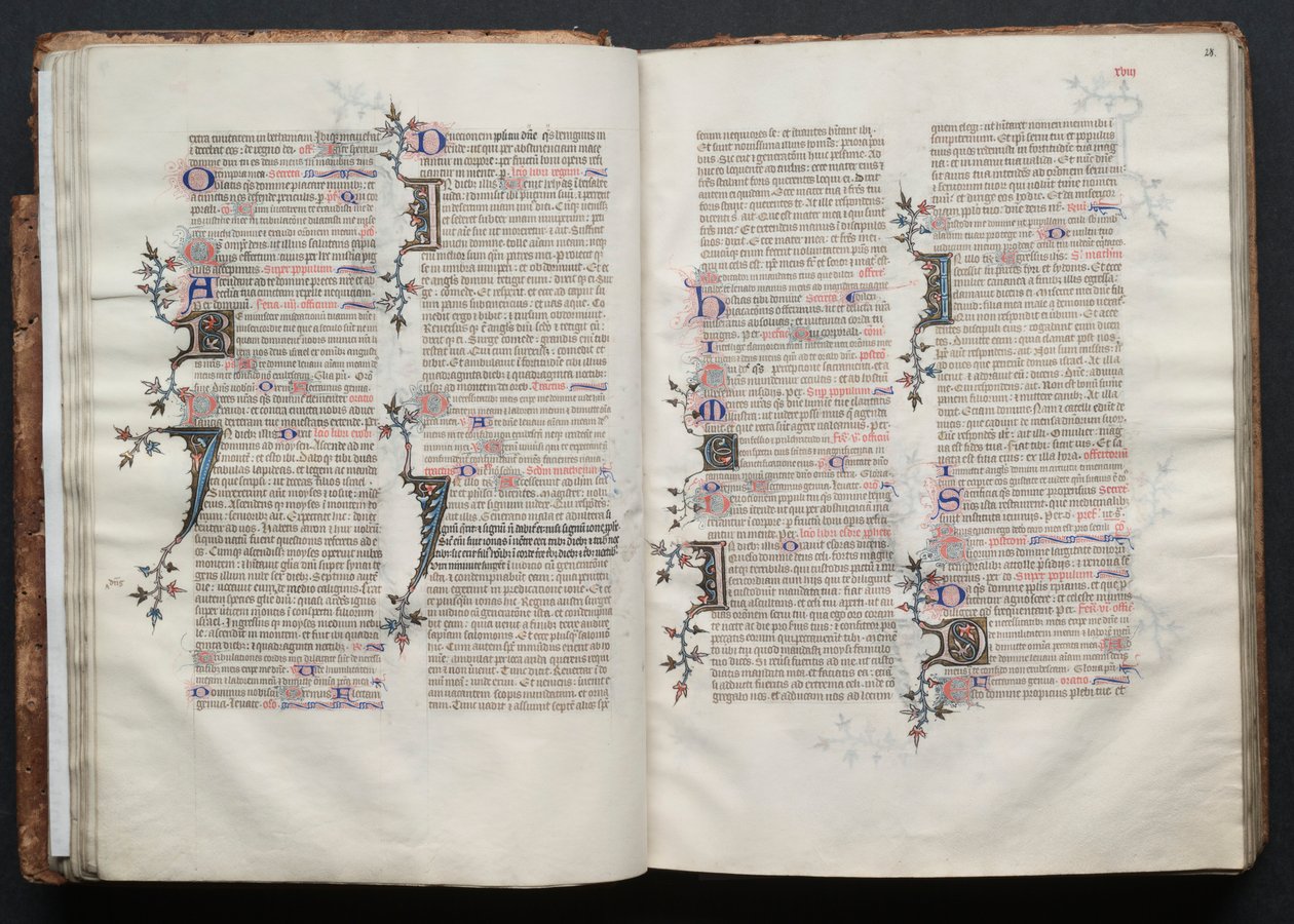 The Gotha Missal: Fol. 28r, Text by Master of the Boqueteaux