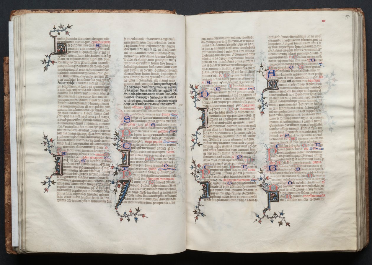 The Gotha Missal: Fol. 29r, Text by Master of the Boqueteaux