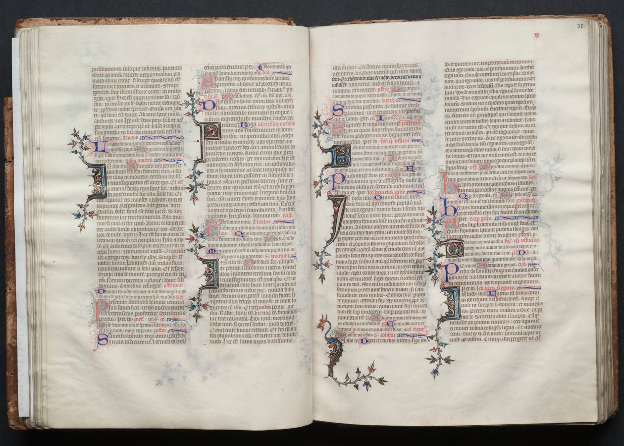 The Gotha Missal: Fol. 29v, Text by Master of the Boqueteaux