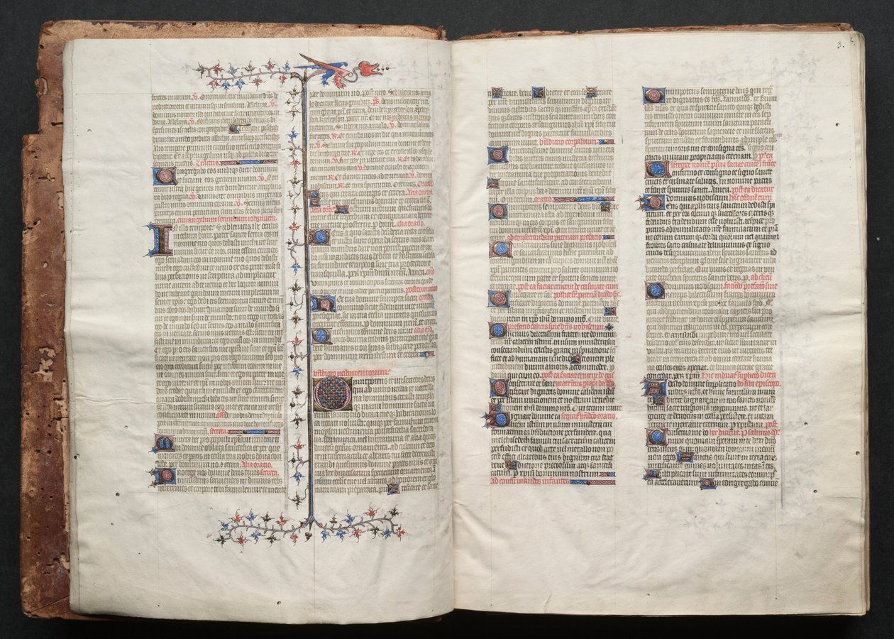 The Gotha Missal: Fol. 2v, Text by Master of the Boqueteaux