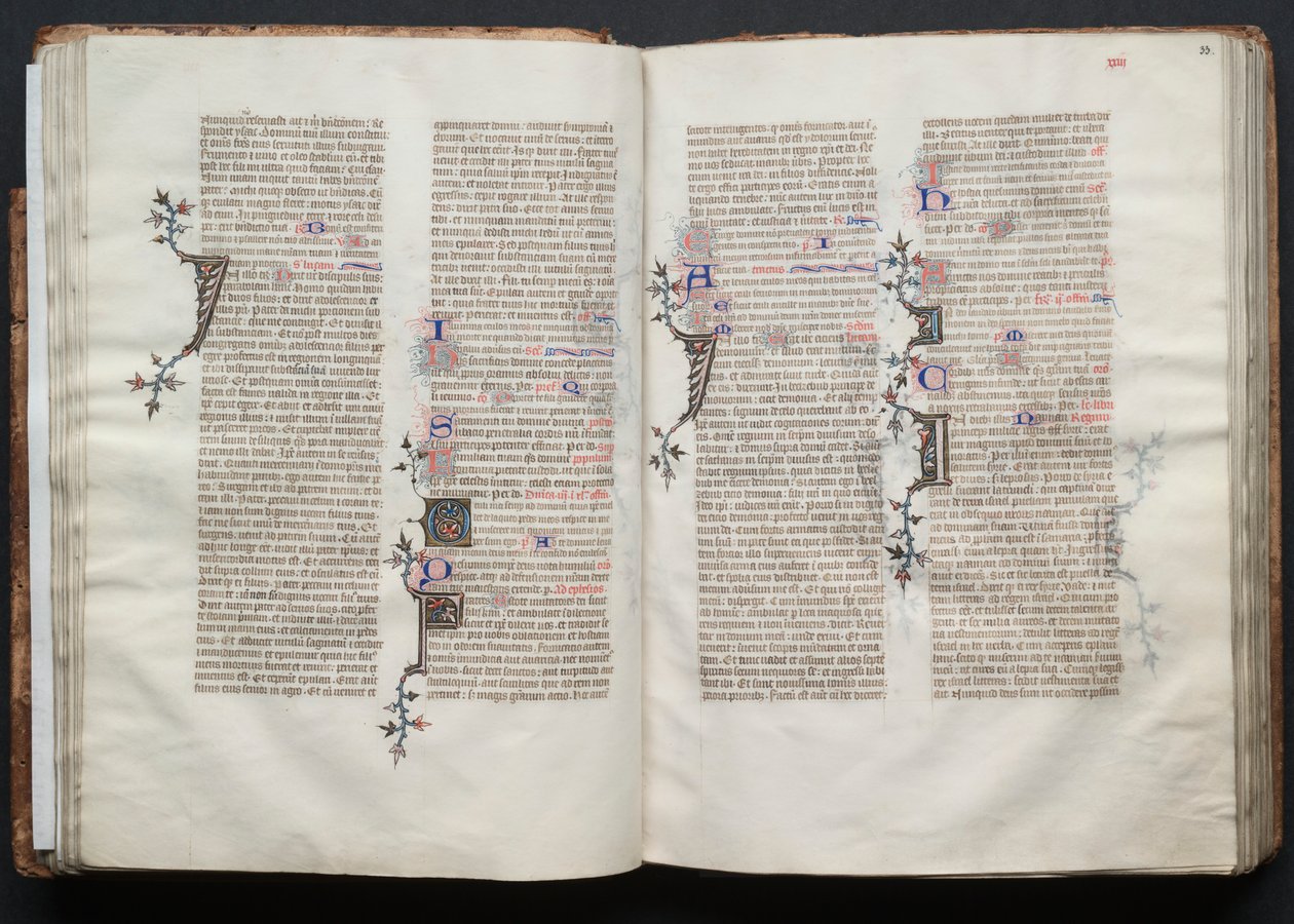 The Gotha Missal: Fol. 32v, Text by Master of the Boqueteaux