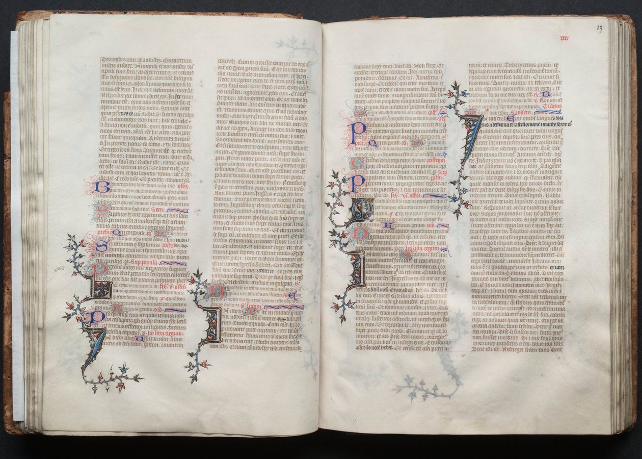 The Gotha Missal: Fol. 38v, Text by Master of the Boqueteaux