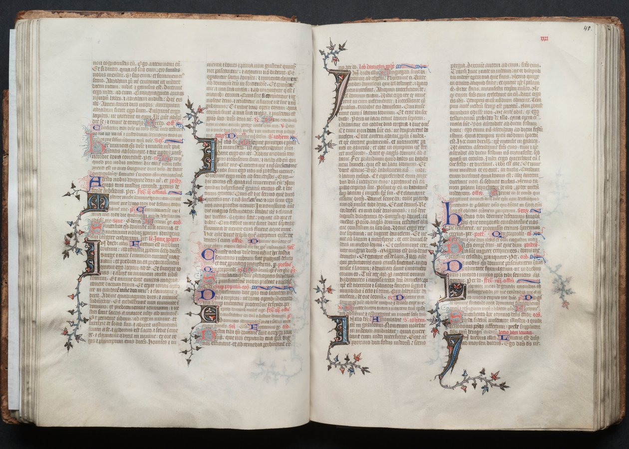 The Gotha Missal: Fol. 41r, Text by Master of the Boqueteaux