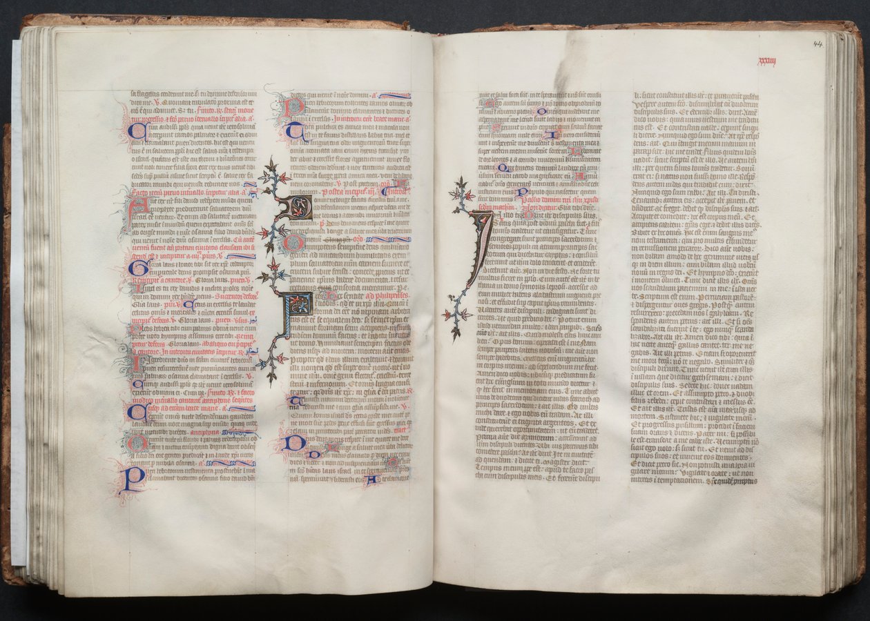 The Gotha Missal: Fol. 43v, Text by Master of the Boqueteaux