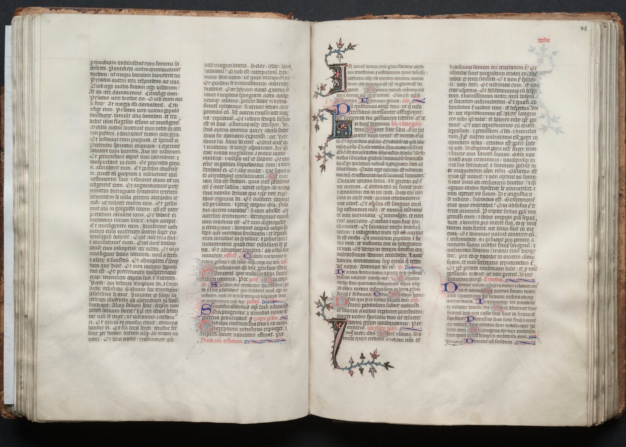 The Gotha Missal: Fol. 47v, Text by Master of the Boqueteaux