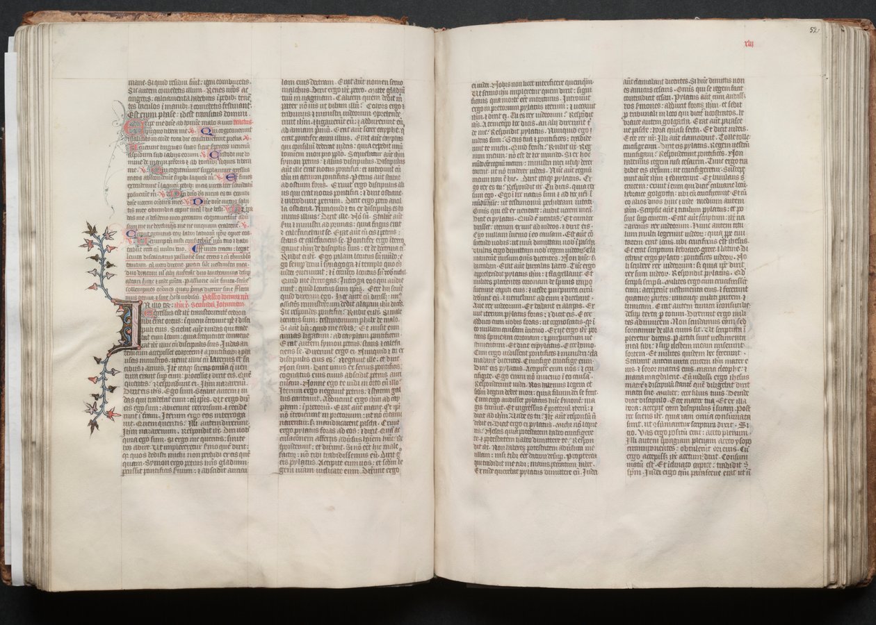 The Gotha Missal: Fol. 51v, Text by Master of the Boqueteaux